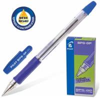 Ручки шариковые масляные набор / комплект Pilot Bps-gp, 12 штук, Синяя, узел 0,7мм, линия 0,32мм, 880486