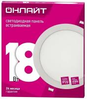 Встраиваемая светодиодная панель онлайт 90 146 OLP LED R1 (тонкая)