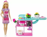 Игровой набор Barbie Цветочный магазин с куклой-флористом