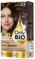 Стойкая крем-краска Fito Косметик Only Bio COLOR тон 3.3 Горький шоколад, 115 мл