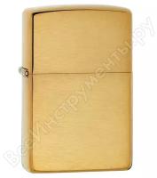 Zippo Зажигалка Zippo 204B Brushed Brass