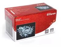 Feron Светодиодная гирлянда Feron CL21 занавес 3*2м + 3м 230V 2700К, эффект стробов, 32341