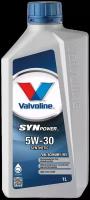 Синтетическое моторное масло VALVOLINE SynPower FE 5W-30, 1 л, 1 кг