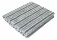 Одеяло байковое детское (57-4ЕТОЖ) серый С линиями 118-100