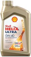 Синтетическое моторное масло SHELL Helix Ultra 0W-40, 1 л, 1 кг
