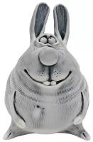 Статуэтка Заяц кролик (авторская Бруй М.) 8 см мраморная крошка