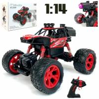 Радиоуправляемая машина Rock Crawler, 1:14, подсветка турбины, выделяет пар, имитирует выхлоп, 4WD, металлический корпус, краулер на радиоуправлении