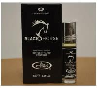 Арабские масляные духи Black Horse от Al Rehab 6 мл. 1 шт