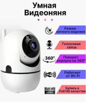 Умная видеоняня Wi-Fi HD 1080 с записью видео и датчиком движения