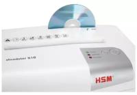 Уничтожитель документов HSM Shredstar S10-6 WHITE,P-2 ур.секр., 12лист, 18л