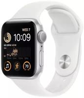 Умные часы Apple Watch SE (2022) 40mm Aluminum Case with Sport Band S/M (Цвет: Silver)