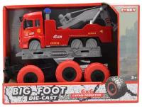 Дорожная техника с краш-эффектом, кабина die-cast, фрикционная, 6*6, 1:43 Funky toys FT61096