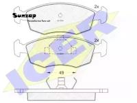 180543_колодки Дисковые Передние! Ford Scorpio 1.8-2.5td85-94/Sierra 1.6-2.3d 87-93 Icer арт. 180543