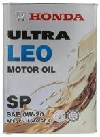 Минеральное моторное масло Honda Ultra LEO 0W20 SP, 4 л, 1 шт