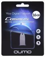 Накопитель USB 2.0 16Гб QUMO Cosmos 16GB (19480), серебристый