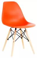 Стул пластиковый 622 Eames Red-05 Red&Black красный