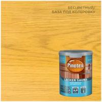 Лак Pinotex Lacker Sauna водорастворимый бесцветный, полуматовая, 1 л