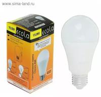 Лампа светодиодная Ecola classic Premium, Е27, А60, 15 Вт, 2700 К, 120х60 мм