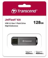 USB флешка Transcend 128Gb JetFlash 920 USB 3.2 Gen 1 (420/400 Mb/s)