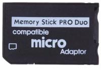 Memory Stick MS Pro Duo Адаптер переходник карты Micro SD для Sony PSP