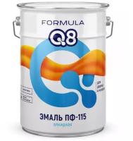 Эмаль ПФ-115 алкидная Formula Q8, глянцевая, 20 кг, белая