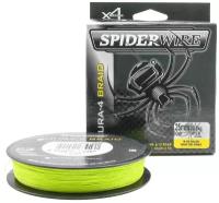 Плетеная леска Spiderwire Dura4 Braid Ярко-желтая 150m 0,25mm Yel