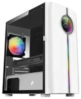 1STPLAYER Корпус Корпус INFINITE SPACE IS3 White mATX, TG 1x120mm RGB fan inc. IS3-WH-1F2-W