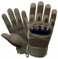 Тактические перчатки для мужчин полнопалые Army Tactical Gloves, цвет Олива - XL