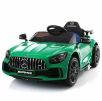 Детский электромобиль NovaKIDS Mercedes-Benz GTR BBH-0005, зеленый