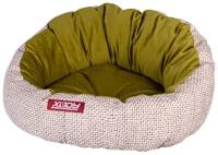 Лежак для собак и кошек Xody Подиум Olive флок 48 х 48 см (1 шт)
