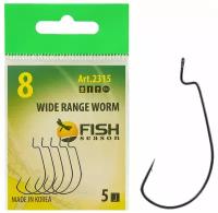 Крючок Fish Season Wide Range Worm №8 BN 5шт офсет. 2315-08F