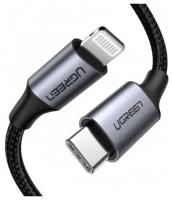 Кабель Ugreen USB C 2.0 - Lighting MFI, 1.5м