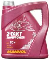 Синтетическое моторное масло Mannol 2-Takt Snowpower, 4 л