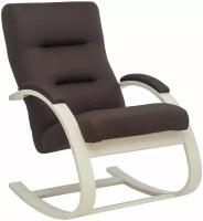 Кресло-качалка Leset Милано цвет Слоновая кость, ткань Малмо 28