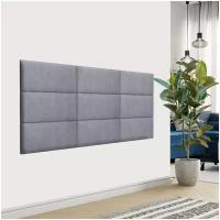 Стеновая панель Alcantara Gray 30х60 см 1 шт