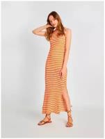 Платье KOTON WOMEN, 1YAK83551EK, цвет: ORANGE STRIPE, размер: M