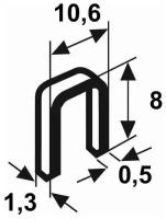 Скобы Rapid 140/8 (2М) для степлера, тип 140