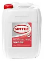 Антифриз Sintec -45 LUX G12+ 10кг красный