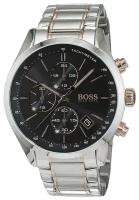 Наручные часы BOSS мужские Наручные часы Hugo Boss Grand Prix HB1513473 кварцевые, будильник, секундомер, хронограф, тахиметр, водонепроницаемые