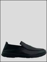 Слипоны мужские туфли из натуральной кожи на толстой подошве (2310)