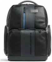 Кожаный бизнес рюкзак Piquadro CA4532UB00/NGR серо-черный