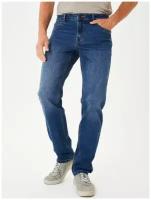 Классические синие прямые джинсы