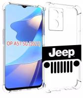 Чехол MyPads jeep-джип-3 мужской для OPPO A57 5G(2022) задняя-панель-накладка-бампер