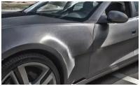 Пленка виниловая литая с каналами 3M Wrap Film Brushed Steel 300*1524 мм