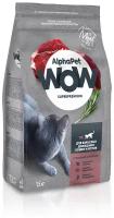 Сухой корм для кошек полнорационный AlphaPet WOW Superpremium c говядиной и печенью, 1,5кг (АльфаПет)