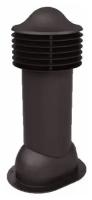 Вентиляционный выход 110 мм. для готовой мягкой и фальцевой кровли, утепленный, Viotto RAL 8019 темно-коричневый