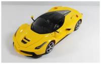 Машина р/у 1:14 Ferrari LaFerrari, со световыми эффектами, открываются двери, 34х15х8см, цвет жёлтый