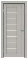 Дверь межкомнатная, Модель 500 ПО, Цвет Лайт Грей, Стекло satinato, 900x2000мм, Комплект
