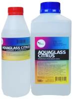 Эпоксидная смола РУСЭКОХИМ для декоративных работ AquaGlass Citrus 1500 г