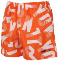 Шорты спортивные ONLYTOP unisex orange, размер 52